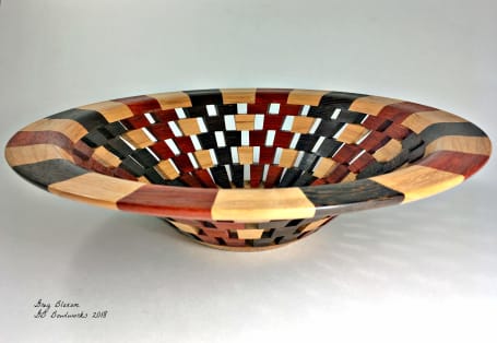 Hand turned wooden bowls